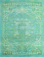 Spring Green 9' 2 x 12' Renaissance Washable Rectangle Rug