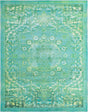 Spring Green 8' x 10' Renaissance Washable Rectangle Rug