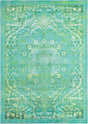 Spring Green 8' x 11' Renaissance Washable Rectangle Rug