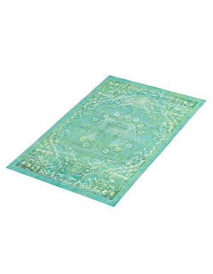 Spring Green 7' 3 x 10' Renaissance Washable Rectangle Rug