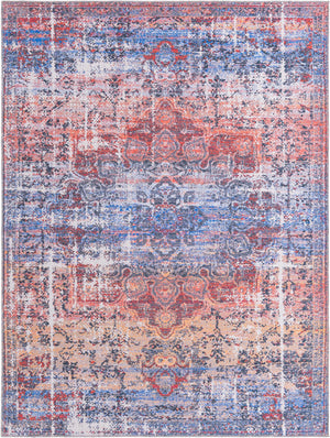 Washable Autumn 9' 2 x 12' Renaissance Rectangle Area Rug Easy to Clean Stain Resistant & Durable Colorful Distressed Vintage Carpet for Sale at Rug Engine