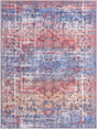 Washable Autumn 9' 2 x 12' Renaissance Rectangle Area Rug Easy to Clean Stain Resistant & Durable Colorful Distressed Vintage Carpet for Sale at Rug Engine