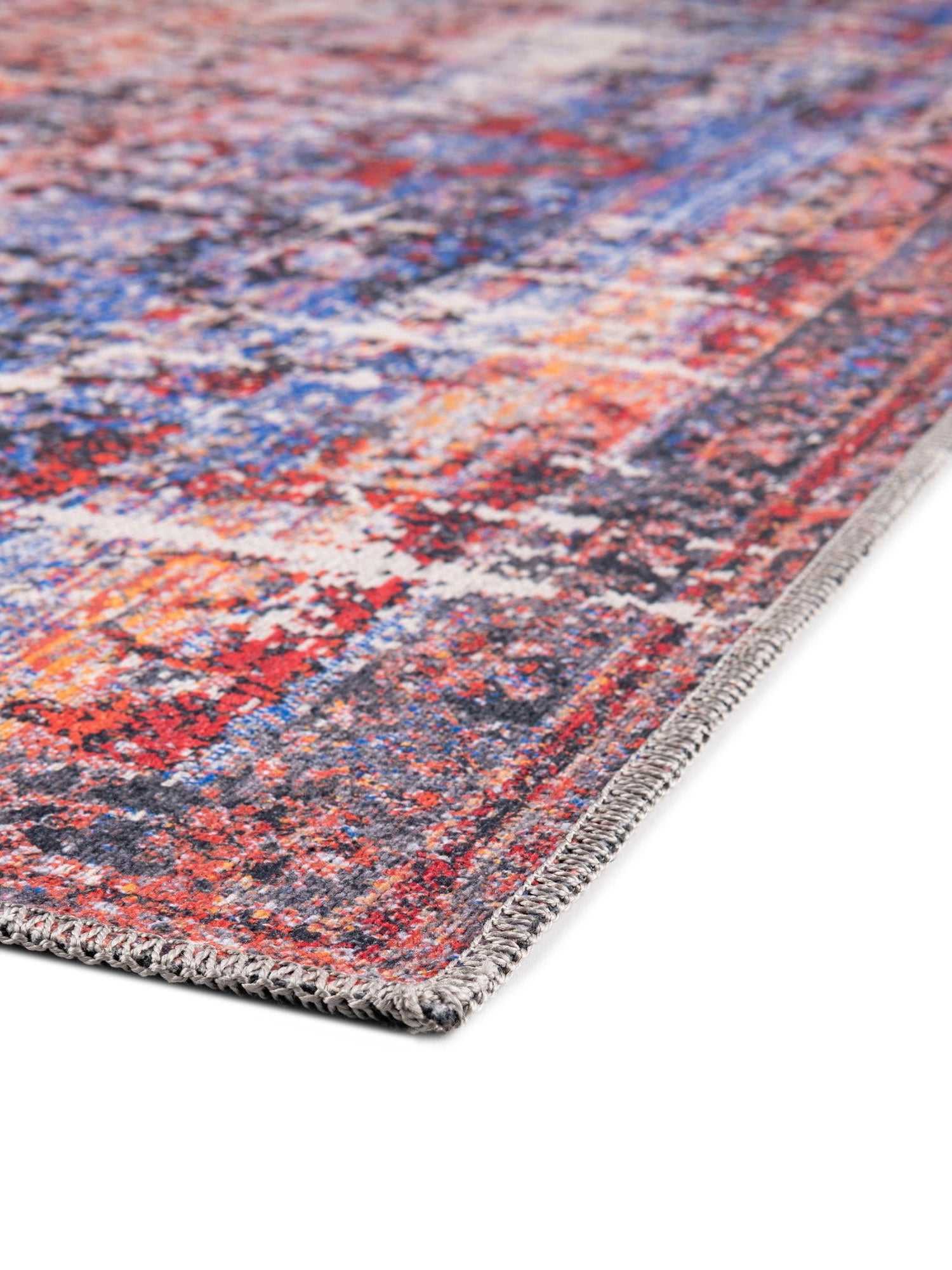 Washable Autumn 9' 2 x 12' Renaissance Rectangle Area Rug Easy to Clean Stain Resistant & Durable Colorful Distressed Vintage Carpet for Sale at Rug Engine