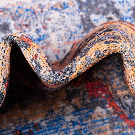 Washable Autumn 10' 6 x 14' Renaissance Rectangle Area Rug Easy to Clean Stain Resistant & Durable Colorful Distressed Vintage Carpet for Sale at Rug Engine