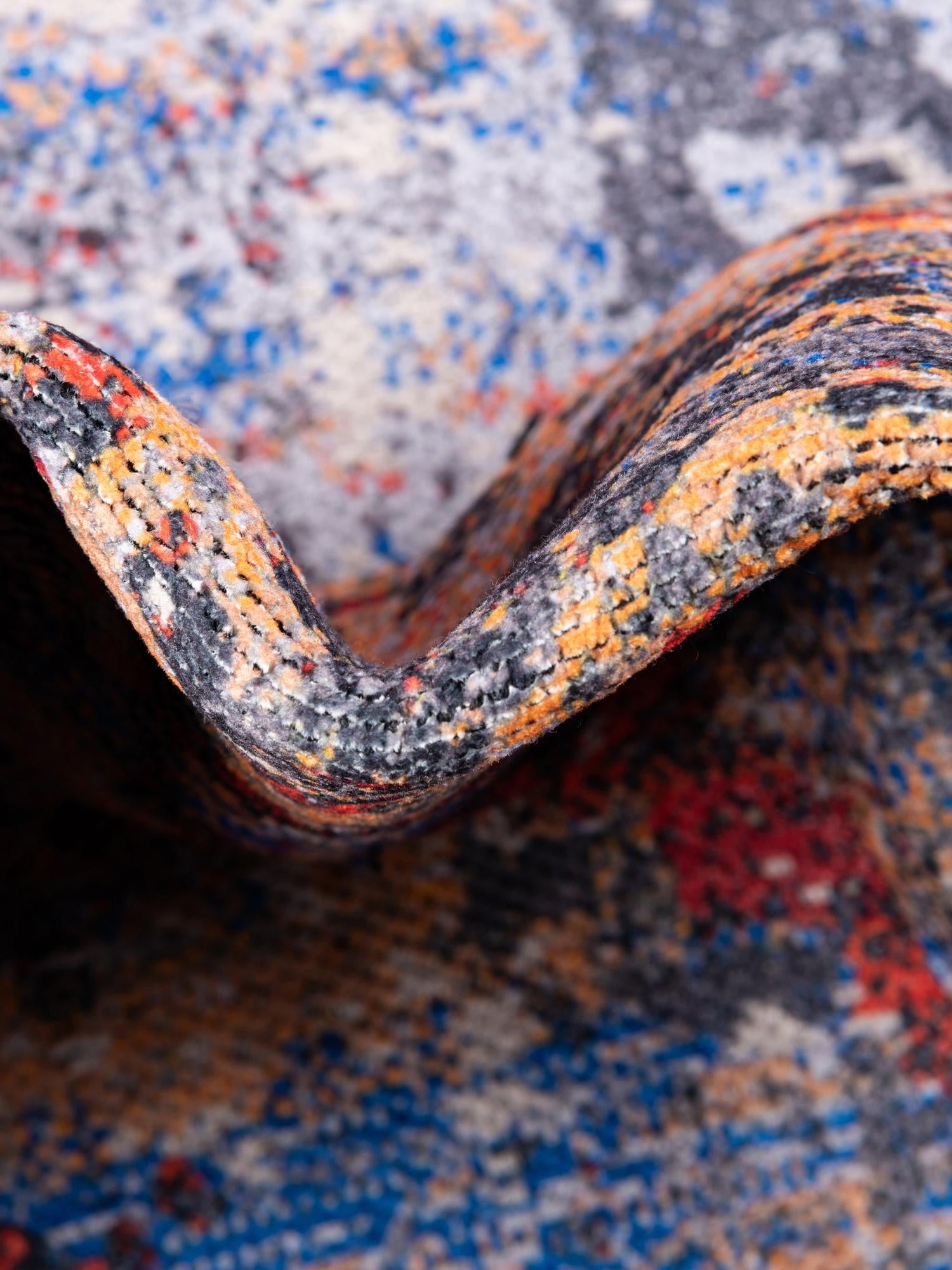 Washable Autumn 9' 2 x 12' Renaissance Rectangle Area Rug Easy to Clean Stain Resistant & Durable Colorful Distressed Vintage Carpet for Sale at Rug Engine