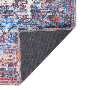 Washable Autumn 7' 10 x 7' 10 Renaissance Square Area Rug Easy to Clean Stain Resistant & Durable Colorful Distressed Vintage Carpet for Sale at Rug Engine