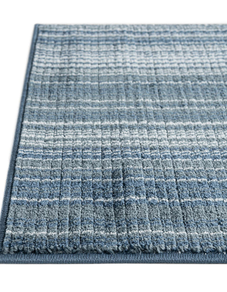 Blue 7' 10 x 10' 2 Gemstone Rectangle Area Rug Polypropylene Contemporary Carpet Easy Clean Stain Resistant for Home Design Decorating for Sale at Rug Engine