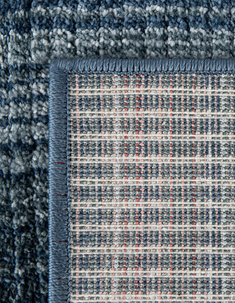 Blue 7' 10 x 10' 2 Gemstone Rectangle Area Rug Polypropylene Contemporary Carpet Easy Clean Stain Resistant for Home Design Decorating for Sale at Rug Engine