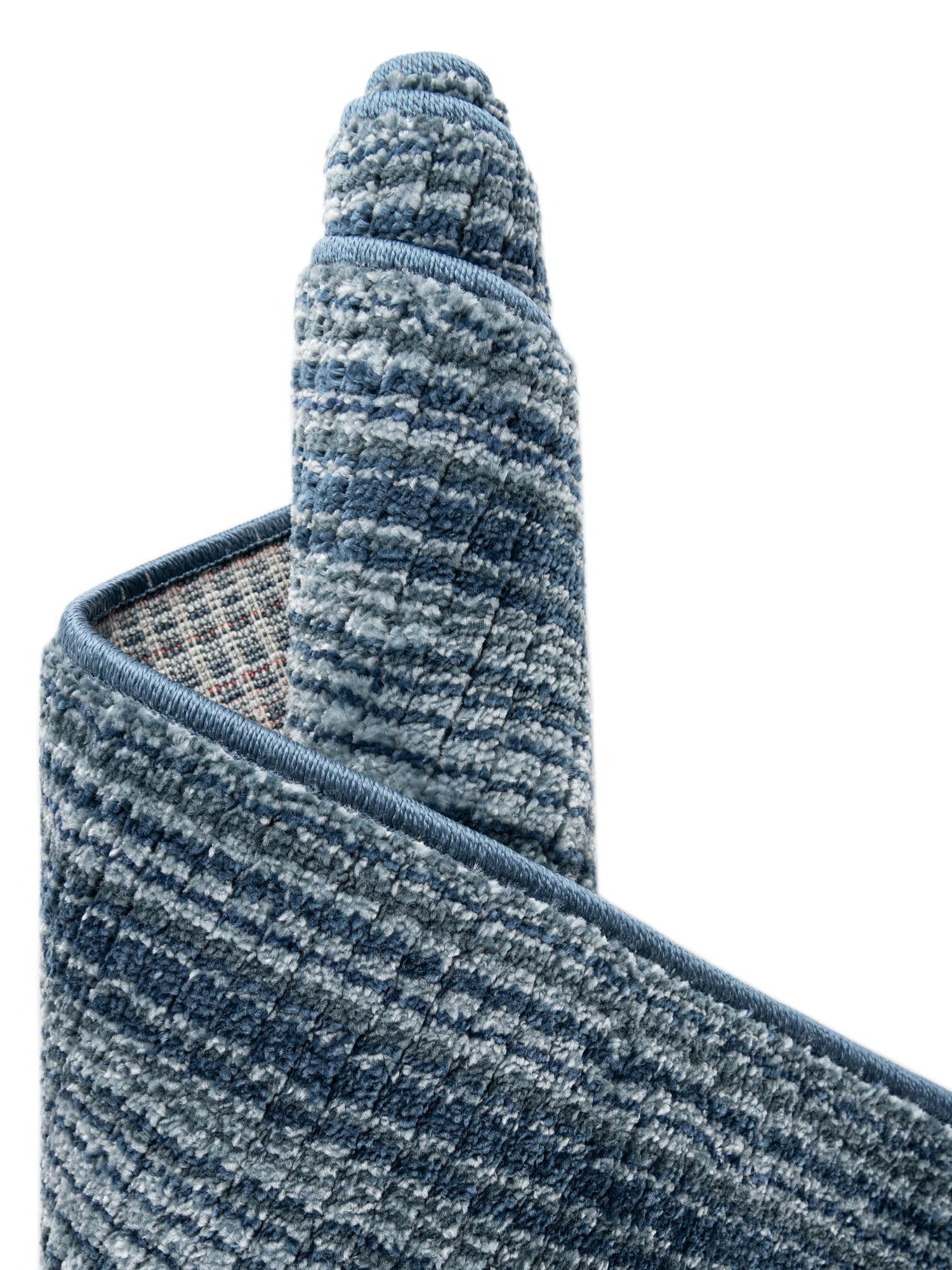 Blue 4' 1 x 6' 3 Gemstone Rectangle Area Rug Polypropylene Contemporary Carpet Easy Clean Stain Resistant for Home Design Decorating for Sale at Rug Engine