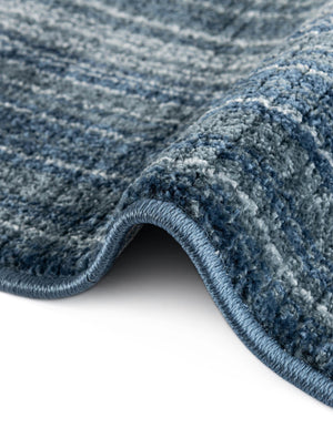 Blue 7' 3 x 7' 3 Gemstone Square Area Rug Polypropylene Contemporary Carpet Easy Clean Stain Resistant for Home Design Decorating for Sale at Rug Engine