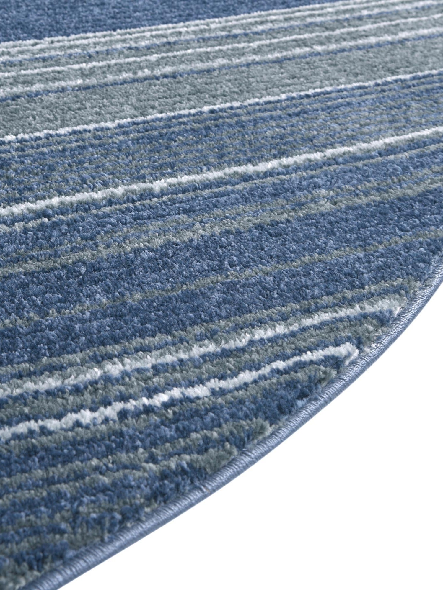 Blue 5' 3 x 8' Gemstone Oval Area Rug Polypropylene Contemporary Carpet Easy Clean Stain Resistant for Home Design Decorating for Sale at Rug Engine