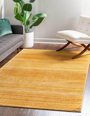 Yellow 2' 2 x 3' 1 Gemstone Rectangle Area Rug Polypropylene Contemporary Carpet Easy Clean Stain Resistant for Home Design Decorating for Sale at Rug Engine