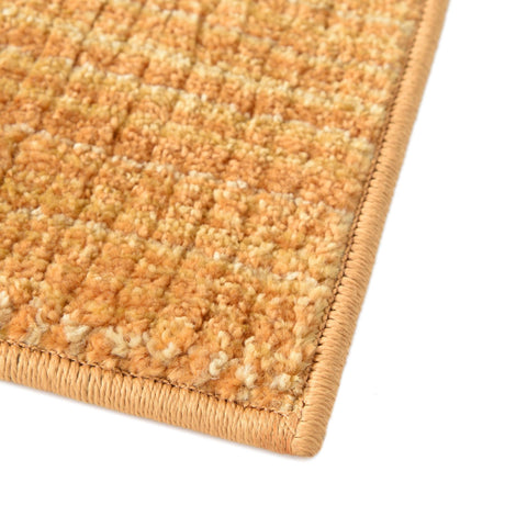 Yellow 9' x 12' Gemstone Rectangle Area Rug Polypropylene Contemporary Carpet Easy Clean Stain Resistant for Home Design Decorating for Sale at Rug Engine