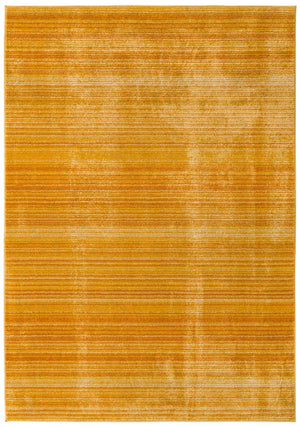 Yellow 5' 3 x 8' Gemstone Rectangle Area Rug Polypropylene Contemporary Carpet Easy Clean Stain Resistant for Home Design Decorating for Sale at Rug Engine