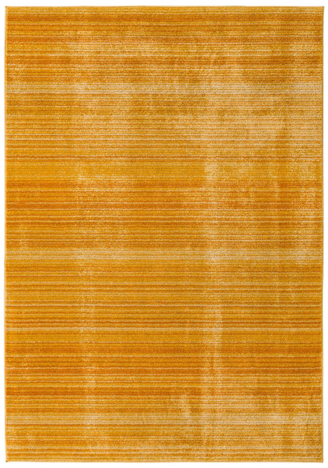 Yellow 5' 3 x 8' Gemstone Rectangle Area Rug Polypropylene Contemporary Carpet Easy Clean Stain Resistant for Home Design Decorating for Sale at Rug Engine