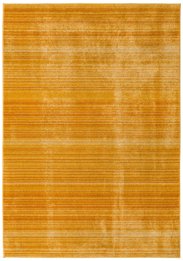 Yellow 5' 3 x 8' Gemstone Rectangle Area Rug Polypropylene Contemporary Carpet Easy Clean Stain Resistant for Home Design Decorating for Sale at Rug Engine