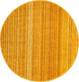 Yellow 3' 3 x 3' 3 Gemstone Round Area Rug Polypropylene Contemporary Carpet Easy Clean Stain Resistant for Home Design Decorating for Sale at Rug Engine