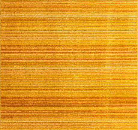 Yellow 7' 3 x 7' 3 Gemstone Square Area Rug Polypropylene Contemporary Carpet Easy Clean Stain Resistant for Home Design Decorating for Sale at Rug Engine