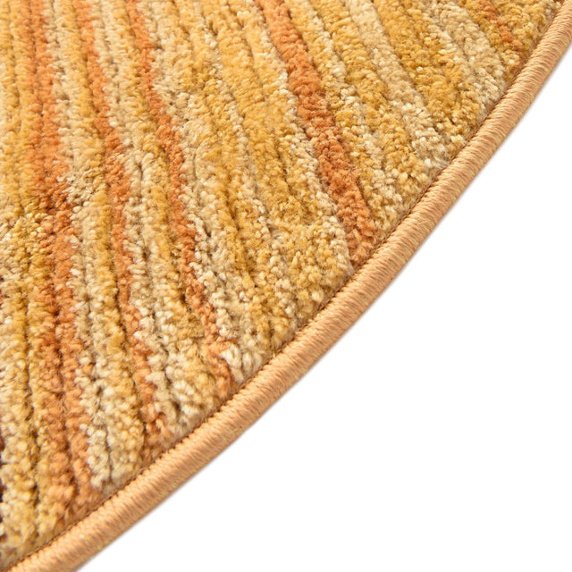 Yellow 5' 3 x 8' Gemstone Oval Area Rug Polypropylene Contemporary Carpet Easy Clean Stain Resistant for Home Design Decorating for Sale at Rug Engine