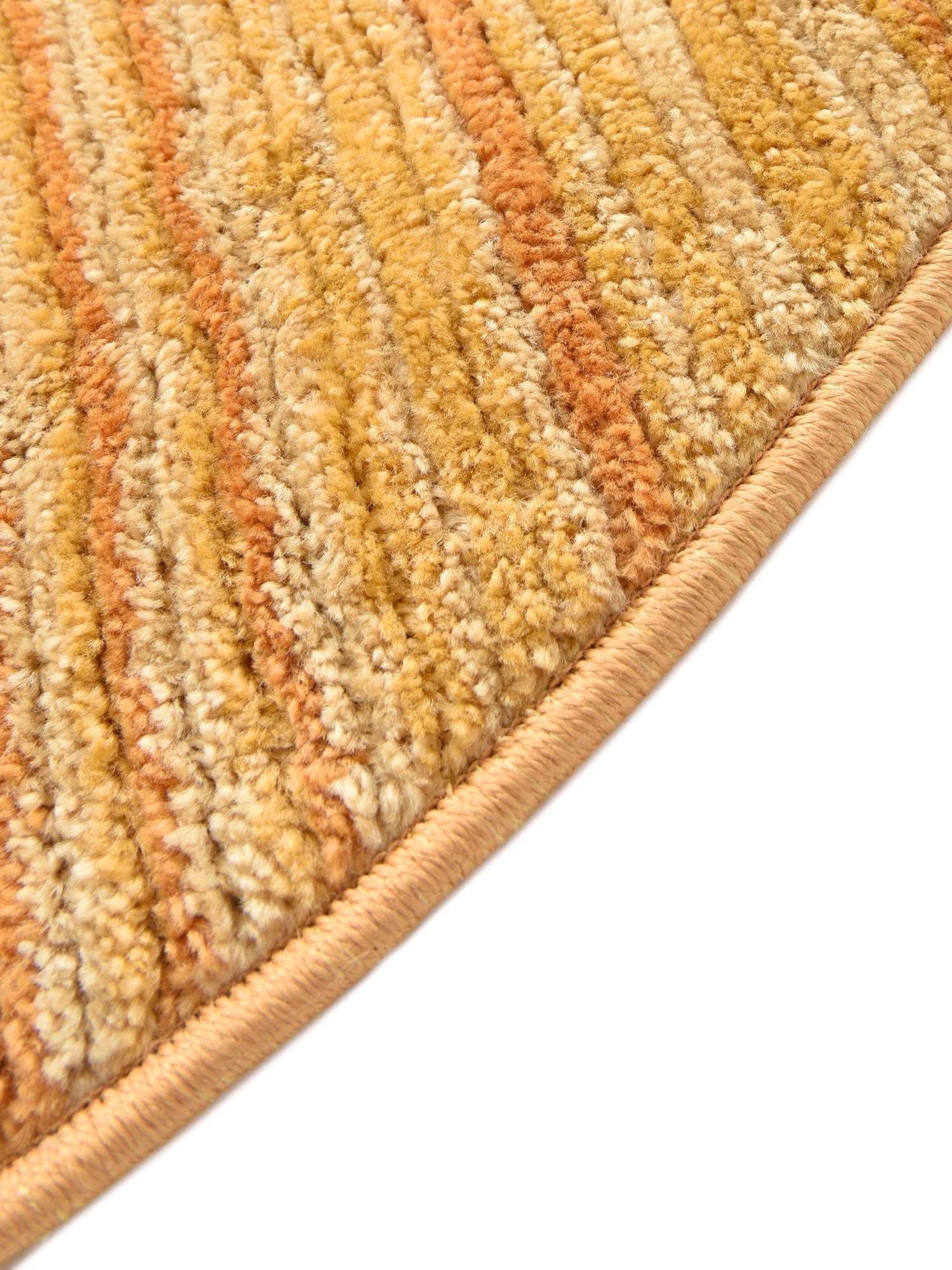 Yellow 4' 1 x 6' 3 Gemstone Oval Area Rug Polypropylene Contemporary Carpet Easy Clean Stain Resistant for Home Design Decorating for Sale at Rug Engine