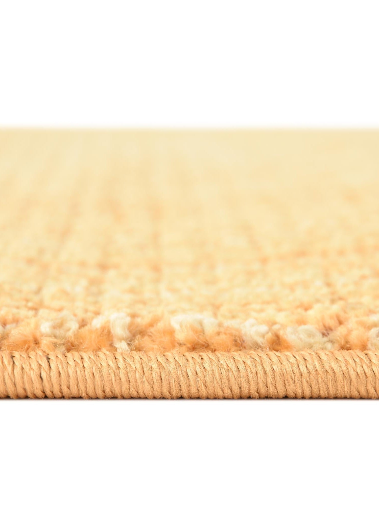 Yellow 2' 7 x 12' Gemstone Runner Area Rug Polypropylene Contemporary Carpet Easy Clean Stain Resistant for Home Design Decorating for Sale at Rug Engine