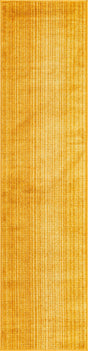 Yellow 2' 2 x 8' Gemstone Runner Area Rug Polypropylene Contemporary Carpet Easy Clean Stain Resistant for Home Design Decorating for Sale at Rug Engine