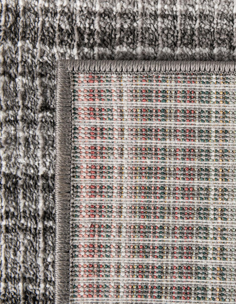 Gray 5' 3 x 8' Gemstone Rectangle Area Rug Polypropylene Contemporary Carpet Easy Clean Stain Resistant for Home Design Decorating for Sale at Rug Engine