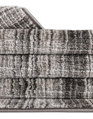 Gray 7' 10 x 10' 2 Gemstone Rectangle Area Rug Polypropylene Contemporary Carpet Easy Clean Stain Resistant for Home Design Decorating for Sale at Rug Engine
