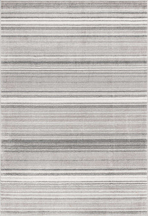 Gray 5' 3 x 8' Gemstone Rectangle Area Rug Polypropylene Contemporary Carpet Easy Clean Stain Resistant for Home Design Decorating for Sale at Rug Engine