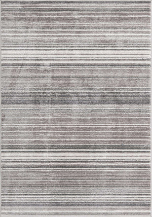Gray 4' 1 x 6' 3 Gemstone Rectangle Area Rug Polypropylene Contemporary Carpet Easy Clean Stain Resistant for Home Design Decorating for Sale at Rug Engine