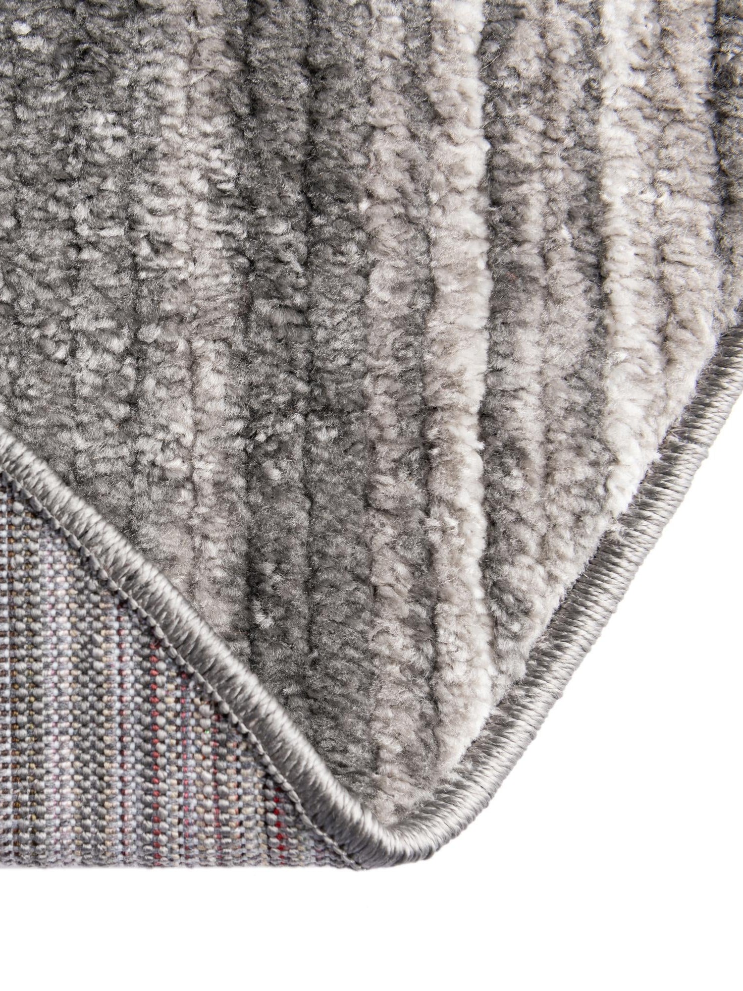 Gray 3' 3 x 3' 3 Gemstone Round Area Rug Polypropylene Contemporary Carpet Easy Clean Stain Resistant for Home Design Decorating for Sale at Rug Engine