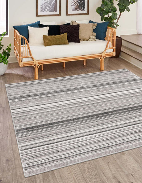 Gray 9' 10 x 9' 10 Gemstone Square Area Rug Polypropylene Contemporary Carpet Easy Clean Stain Resistant for Home Design Decorating for Sale at Rug Engine