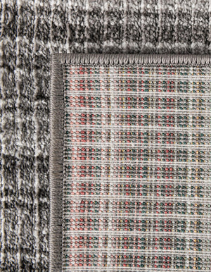 Gray 7' 3 x 7' 3 Gemstone Octagon Area Rug Polypropylene Contemporary Carpet Easy Clean Stain Resistant for Home Design Decorating for Sale at Rug Engine