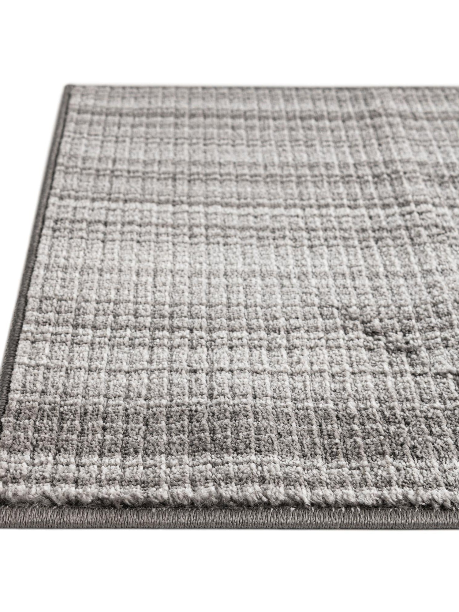 Gray 2' 2 x 5' 11 Gemstone Runner Area Rug Polypropylene Contemporary Carpet Easy Clean Stain Resistant for Home Design Decorating for Sale at Rug Engine