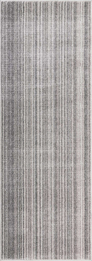 Gray 2' 2 x 5' 11 Gemstone Runner Area Rug Polypropylene Contemporary Carpet Easy Clean Stain Resistant for Home Design Decorating for Sale at Rug Engine
