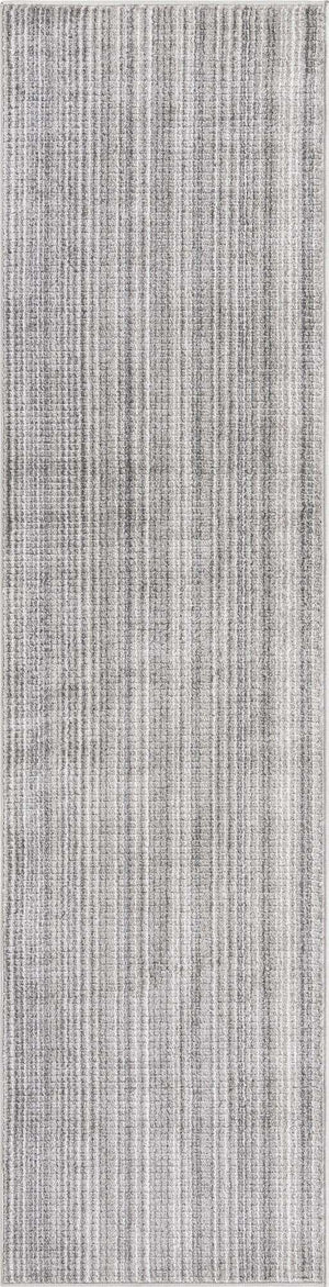 Gray 2' 2 x 8' Gemstone Runner Area Rug Polypropylene Contemporary Carpet Easy Clean Stain Resistant for Home Design Decorating for Sale at Rug Engine