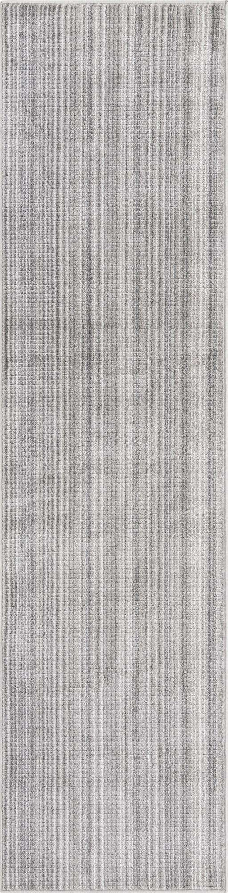 Gray 2' 2 x 8' Gemstone Runner Area Rug Polypropylene Contemporary Carpet Easy Clean Stain Resistant for Home Design Decorating for Sale at Rug Engine