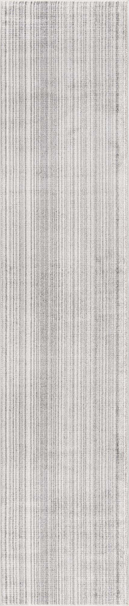 Gray 2' 7 x 12' Gemstone Runner Area Rug Polypropylene Contemporary Carpet Easy Clean Stain Resistant for Home Design Decorating for Sale at Rug Engine