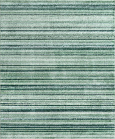 Green 7' 10 x 10' 2 Gemstone Rectangle Area Rug Polypropylene Contemporary Carpet Easy Clean Stain Resistant for Home Design Decorating for Sale at Rug Engine