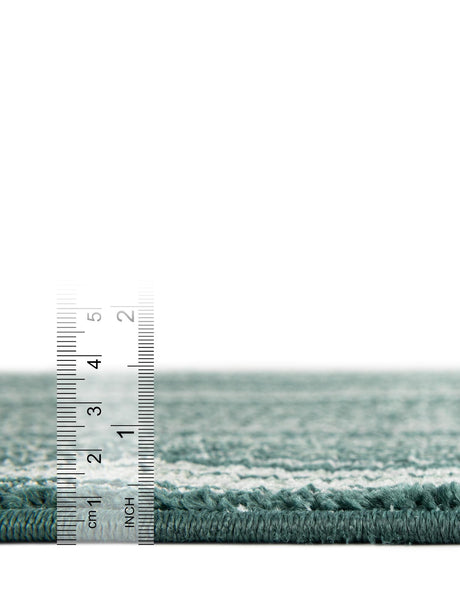 Green 7' 10 x 10' 2 Gemstone Rectangle Area Rug Polypropylene Contemporary Carpet Easy Clean Stain Resistant for Home Design Decorating for Sale at Rug Engine