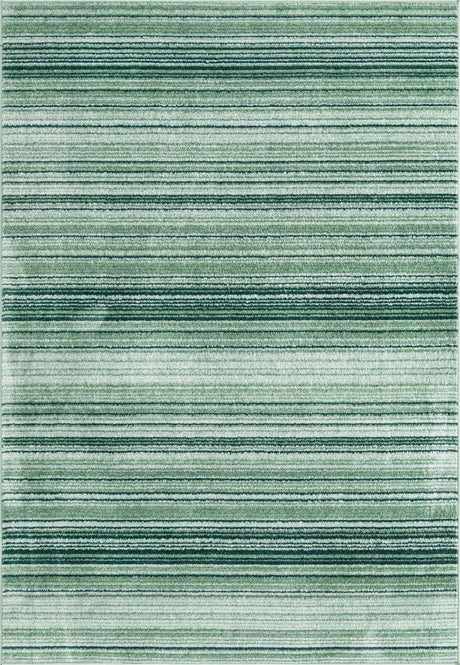 Green 5' 3 x 8' Gemstone Rectangle Area Rug Polypropylene Contemporary Carpet Easy Clean Stain Resistant for Home Design Decorating for Sale at Rug Engine