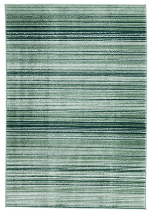 Green 4' 1 x 6' 3 Gemstone Rectangle Area Rug Polypropylene Contemporary Carpet Easy Clean Stain Resistant for Home Design Decorating for Sale at Rug Engine