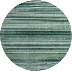 Green 7' 3 x 7' 3 Gemstone Round Area Rug Polypropylene Contemporary Carpet Easy Clean Stain Resistant for Home Design Decorating for Sale at Rug Engine