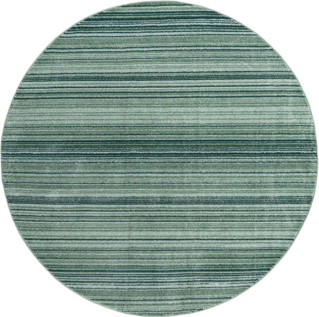 Green 7' 3 x 7' 3 Gemstone Round Area Rug Polypropylene Contemporary Carpet Easy Clean Stain Resistant for Home Design Decorating for Sale at Rug Engine