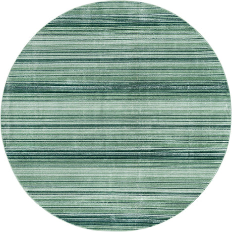 Green 10' 2 x 10' 2 Gemstone Round Area Rug Polypropylene Contemporary Carpet Easy Clean Stain Resistant for Home Design Decorating for Sale at Rug Engine