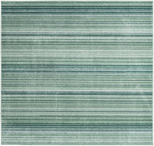 Green 7' 3 x 7' 3 Gemstone Square Area Rug Polypropylene Contemporary Carpet Easy Clean Stain Resistant for Home Design Decorating for Sale at Rug Engine