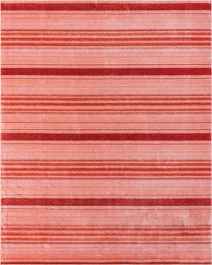 Rusty Pink Rose 9' x 12' Gemstone Rectangle Area Rug Polypropylene Contemporary Carpet Easy Clean Stain Resistant for Home Design Decorating for Sale at Rug Engine