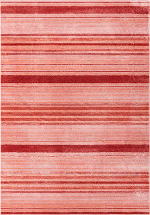 Rusty Pink Rose 6' 1 x 9' 2 Gemstone Rectangle Area Rug Polypropylene Contemporary Carpet Easy Clean Stain Resistant for Home Design Decorating for Sale at Rug Engine