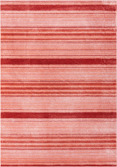 Rusty Pink Rose 6' 1 x 9' 2 Gemstone Rectangle Area Rug Polypropylene Contemporary Carpet Easy Clean Stain Resistant for Home Design Decorating for Sale at Rug Engine