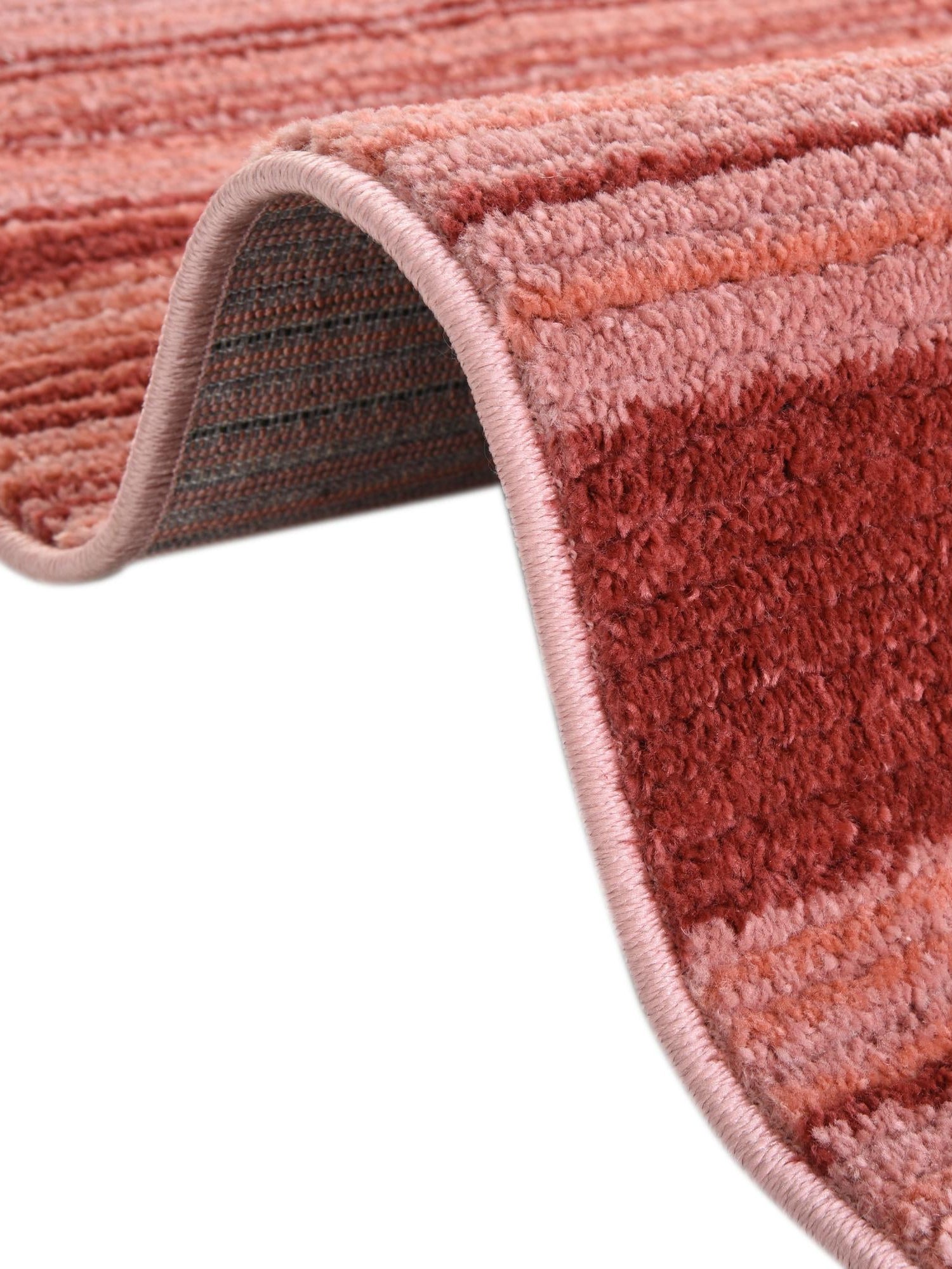 Rusty Pink Rose 4' 1 x 6' 3 Gemstone Rectangle Area Rug Polypropylene Contemporary Carpet Easy Clean Stain Resistant for Home Design Decorating for Sale at Rug Engine